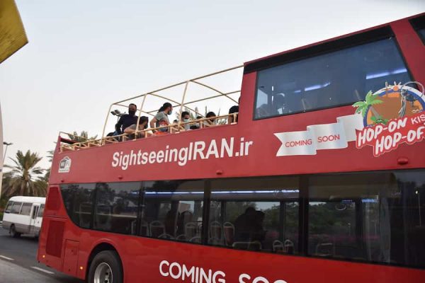 اتوبوس دو طبقه روباز کیش